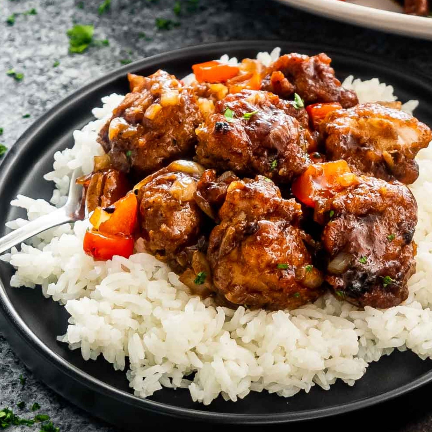 P.) Black Pepper Chicken