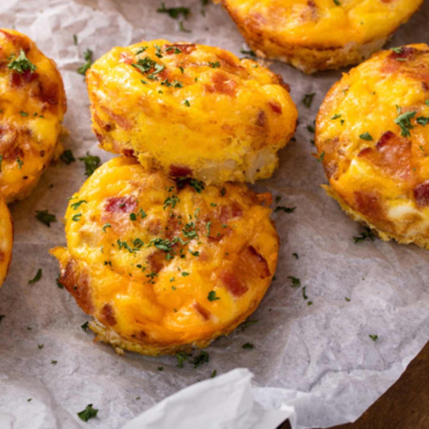 B.) Sous vide Bacon & Cheese Egg Bites