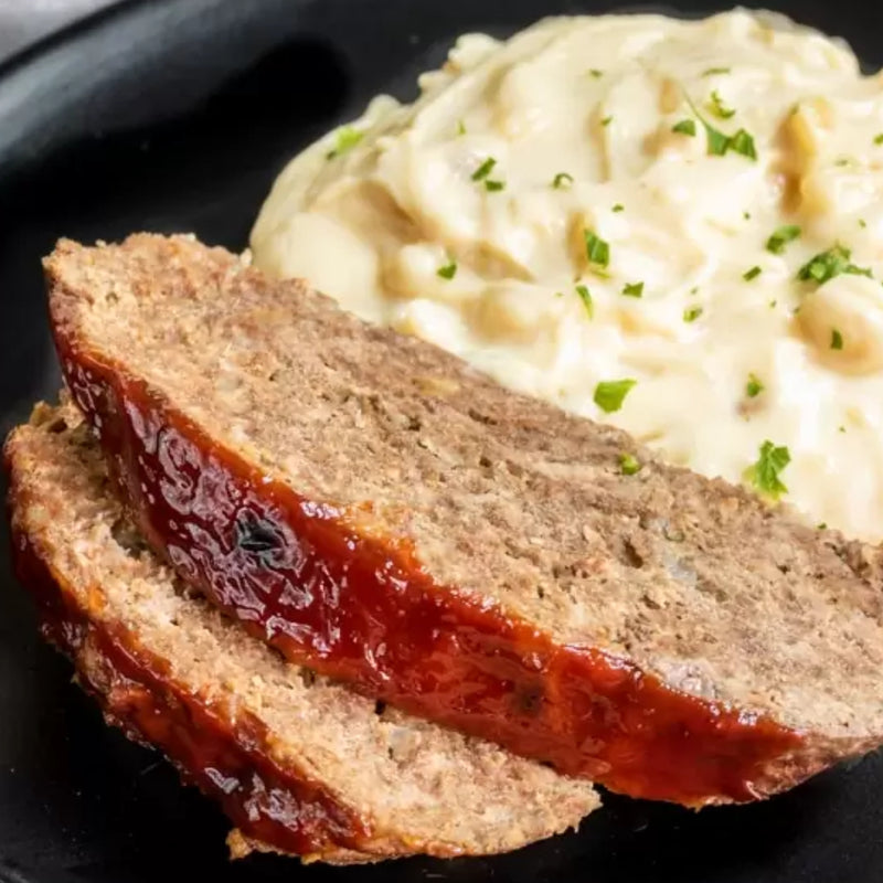 H.) Meatloaf & Mashed Potatoes